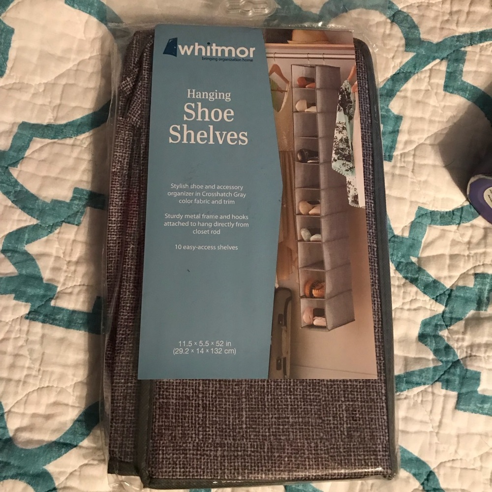 NWT Hanging Shoe Shelves